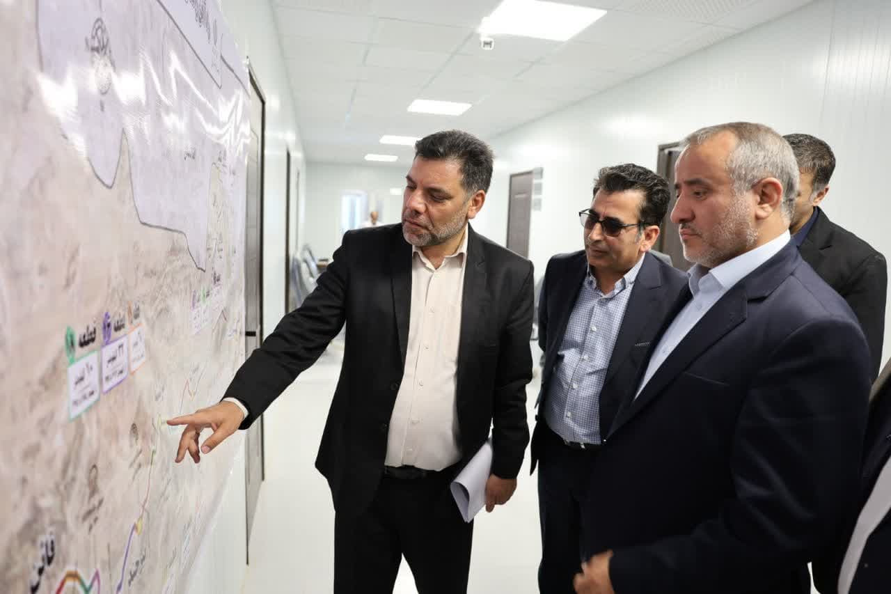 گزارش تصویری/ بازدید استاندار خراسان جنوبی از قطعه ۱۴ راه آهن