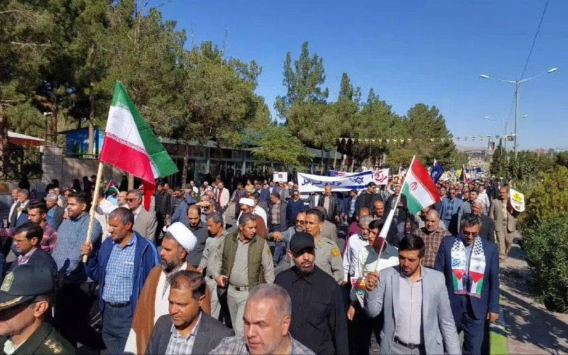 راهپیمایی 13 آبان خراسان جنوبی