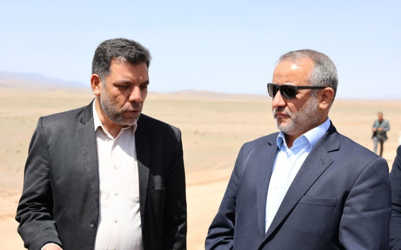 بازدید استاندار خراسان جنوبی از قطعه ۱۴ راه آهن