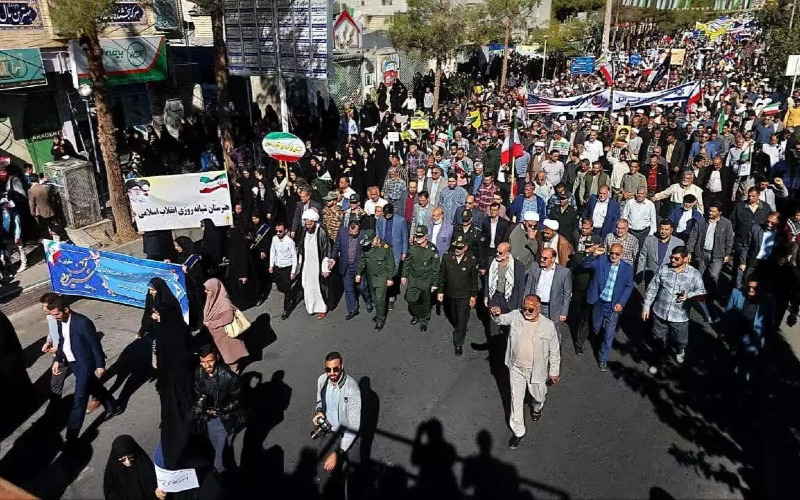 راهپیمایی 13 آبان خراسان جنوبی