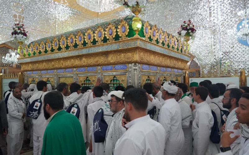 تشرف کاروان پیاده زیارتی بافق به میقات الرضا طبس