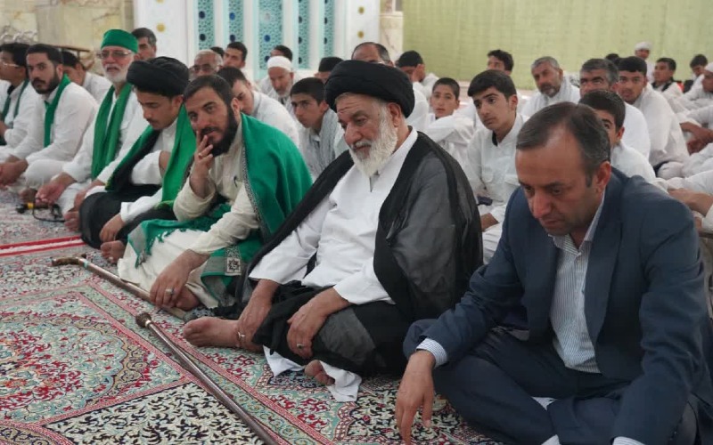 تشرف کاروان پیاده زیارتی بافق به میقات الرضا طبس