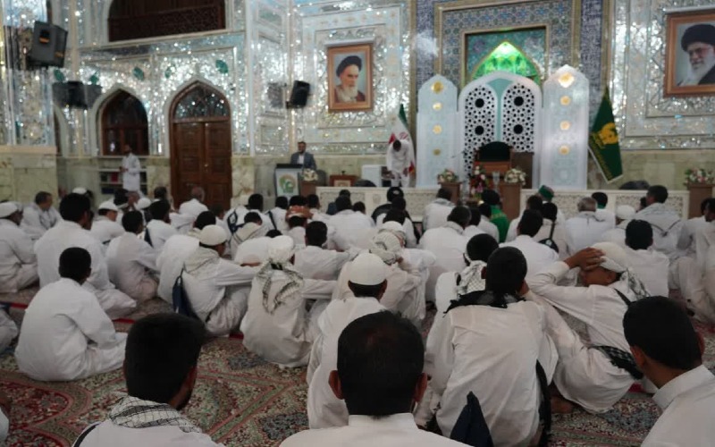 تشرف کاروان پیاده زیارتی بافق به میقات الرضا طبس